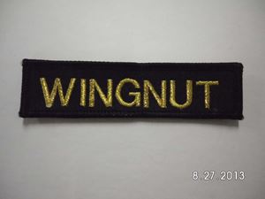Picture of Wingnut Metallic Gold 1"H x 4"W
