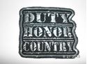 Picture of Duty Honor Country 3 1/4"H x 3 1/2"W