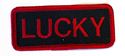 Picture of Lucky -red 1 1/4"H x 3"W