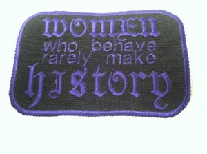 Picture of Women make History purple 2 1/4"H x 3 1/2"W