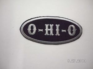 Picture of O-HI-O gray 1 1/2"H x 3 1/2"W