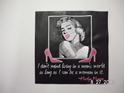 Picture of Marilyn on vinyl 7"sq